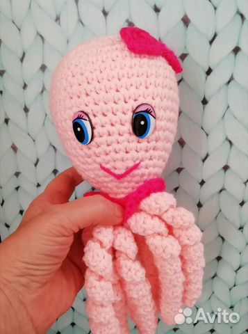 Вязаная осьминожка-девочка Вязаная осьминожка-девочка