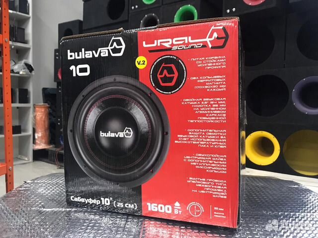 Сабвуфер ural Bulava 10 V.2 (25см)