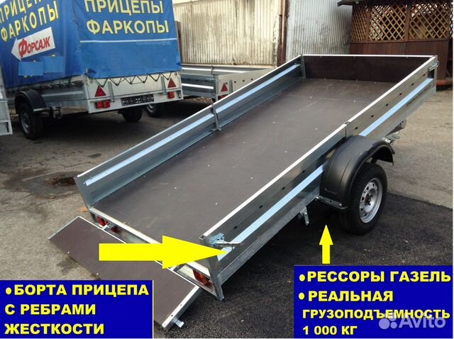 Прицеп Оцинкованный 3520х1500х290 для снегохода