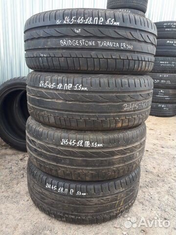 Шины 245 45 r18 bridgestone turanza er300 RF