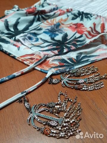 Платье и серьги Zara 42 р-р
