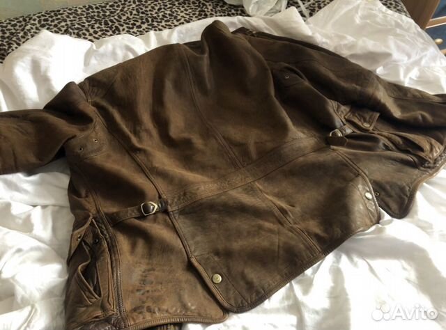 Новая кожаная куртка Massimo Dutti