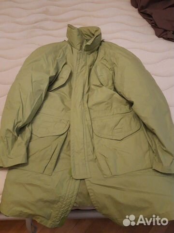 Мужской пуховик удлинёный