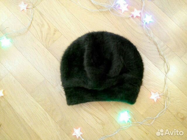 Новый теплый берет ангора