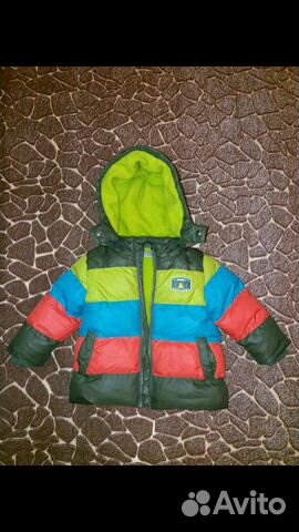 Зимняя куртка Boboli на мальчика 80 см