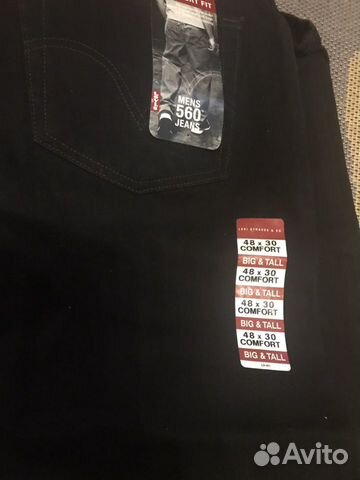 Джинсы Levis 48 х 30 Черные Джинсы Levis 48 х 30 Черные