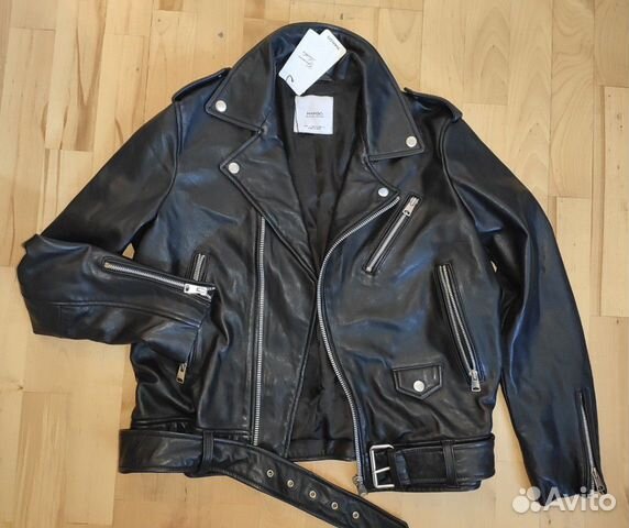 Новая Куртка Mango кожаная отличная