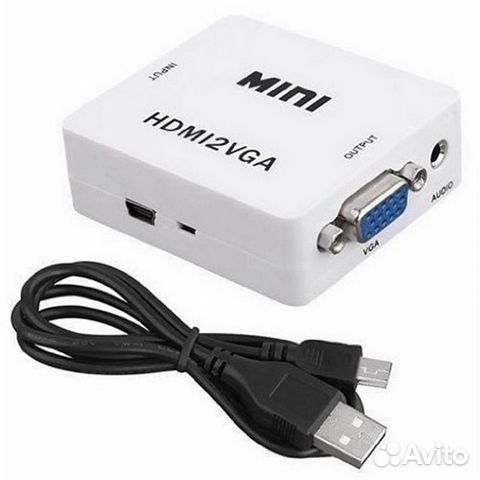 Переходник конвертер hdmi VGA RCA AVI