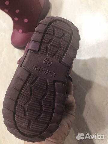 Сапоги детские для девочки