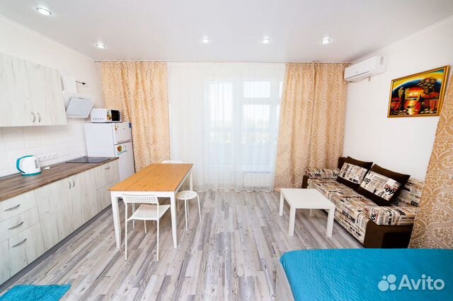 

Квартира-студия, 33 м², 2 кровати