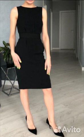 Платье футляр черное Dolce&Gabbana it36 оригинал Платье футляр черное Dolce&Gabbana it36 оригинал