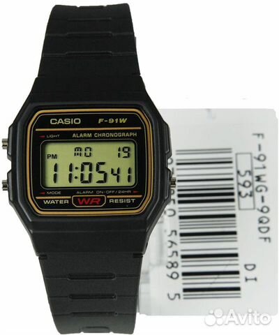 Часы наручные Casio F-91WG-9S
