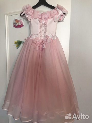 Платье праздничное для девочки 7-8 лет