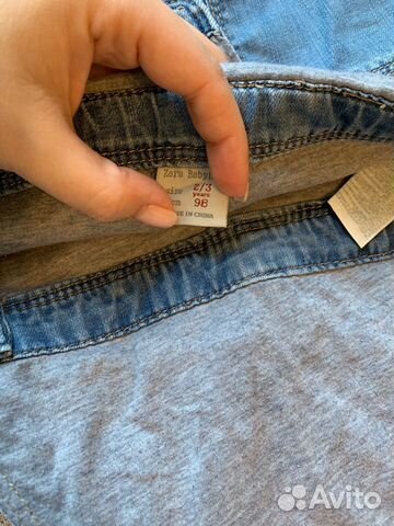 Джинсовый комбинезон Zara 2-3г Джинсовый комбинезон Zara 2-3г