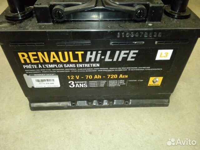 Renault hi life 70ah. Аккумулятор Renault Hilife 70 Ah. Аккумулятор Рено Hi Life 600. Renault Hi-Life 70ah 720aen l3.