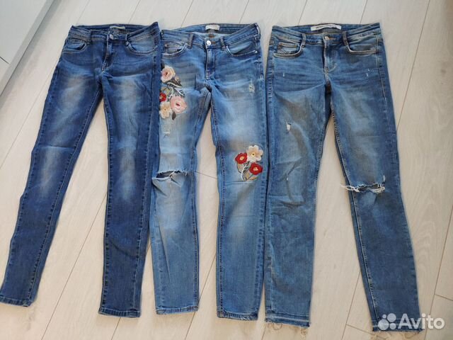 Джинсы термолеггинсы Zara calzedonia
