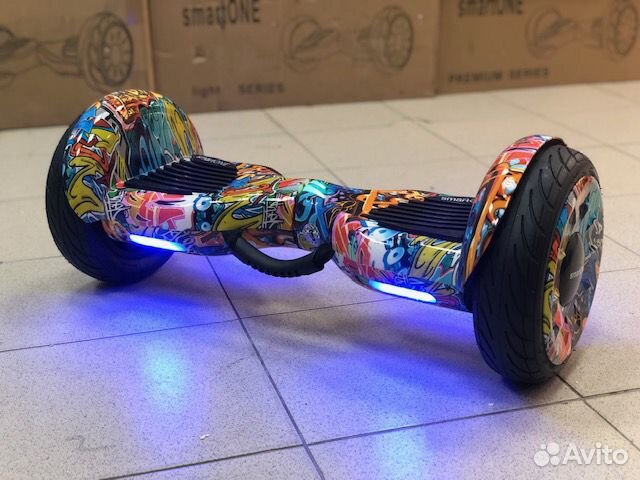 Гироскутер smartONE 10,5 Аквазащита Оранжевый граф
