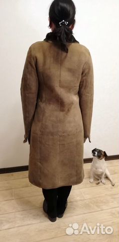 Дубленка женская коричневая длинная Дубленка женская коричневая длинная