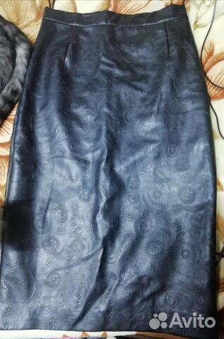 Кожаная юбка