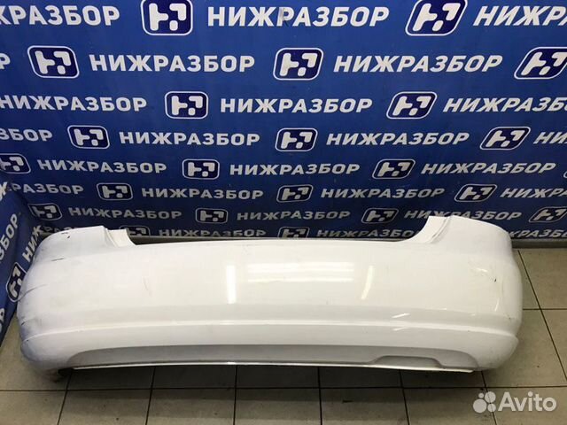 Бампер задний Vw Polo Sedan 2011)