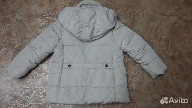 Пуховик Zara для девочки 116см