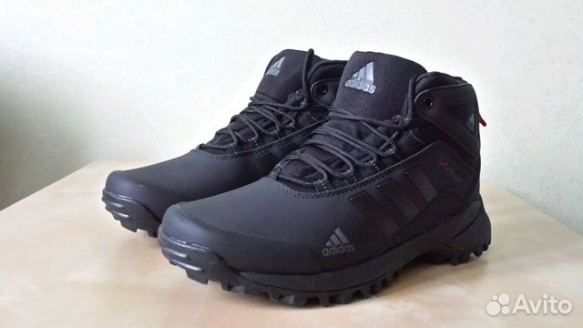 Кроссовки Adidas Climaproof Black, нат.шерсть