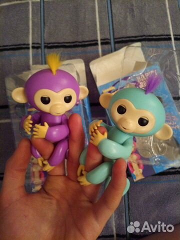 Интерактивные обезьянки фингерлингс 2 штуки Интерактивные обезьянки фингерлингс 2 штуки