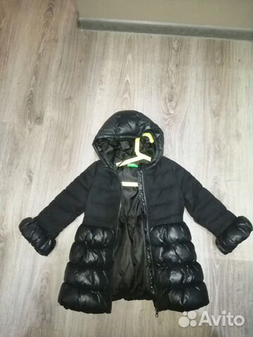 Пуховик удлинённый зимний benetton Пуховик удлинённый зимний benetton