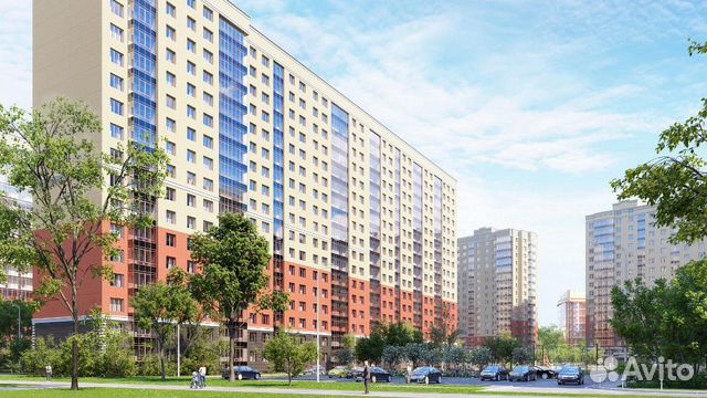 3-к квартира, 57.6 м², 1/17 эт. 3-к квартира, 57.6 м², 1/17 эт.