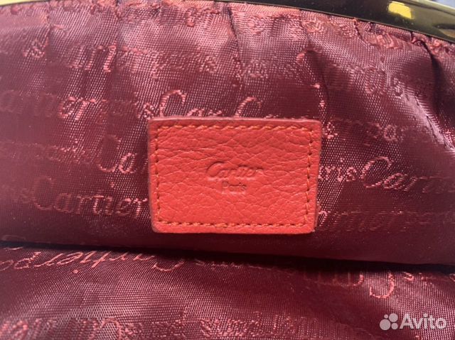 Клатч-кошелёк кожа cartier