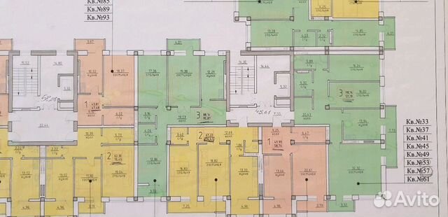 2-к квартира, 70 м², 9/10 эт. 2-к квартира, 70 м², 9/10 эт.