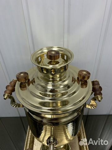 Самовар угольный на дровах 3л,труба в подарок