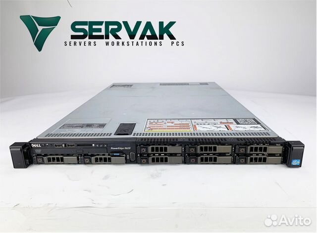 Сервер dell R620 8SFF 2x E5-2680v2 256GB