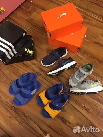 Кроссовки сандалии Adidas Nike 31 32 р как новые Кроссовки сандалии Adidas Nike 31 32 р как новые