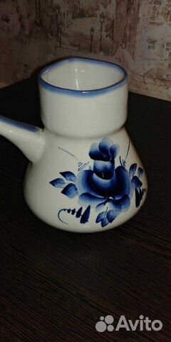 Кофейник(молочник) гжель