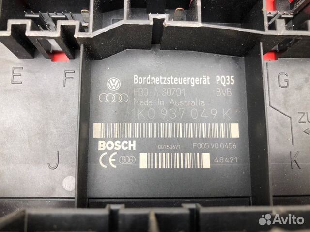 Блок управления бортовой сети Vw Touran BKC 2004 Блок управления бортовой сети Vw Touran BKC 2004