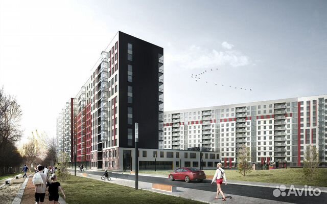 2-к квартира, 40 м², 2/12 эт.