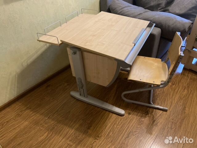 Растущая парта Дэми с задней полкой + растущий сту Растущая парта Дэми с задней полкой + растущий сту