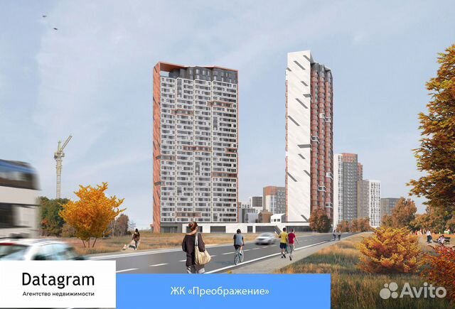 1-к квартира, 34.1 м², 19/22 эт. 1-к квартира, 34.1 м², 19/22 эт.