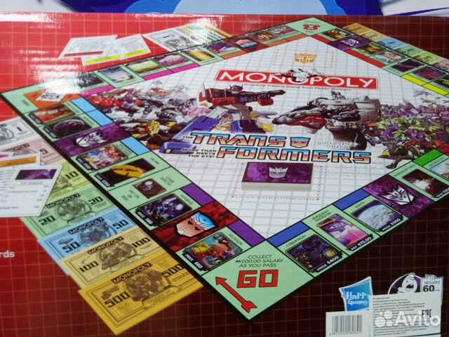 Настольная игра Монополия Трансформеры