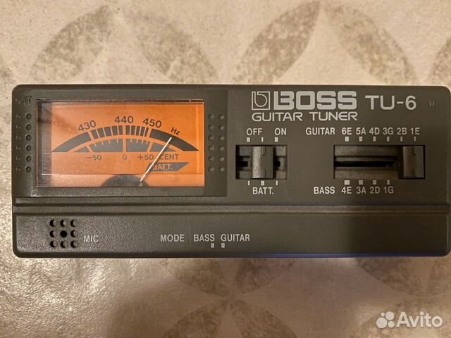 Тюнер гитарный boss tu-6 Тюнер гитарный boss tu-6