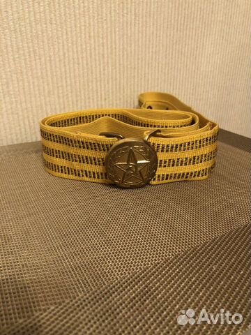 Ремень парадный офицерский. новый