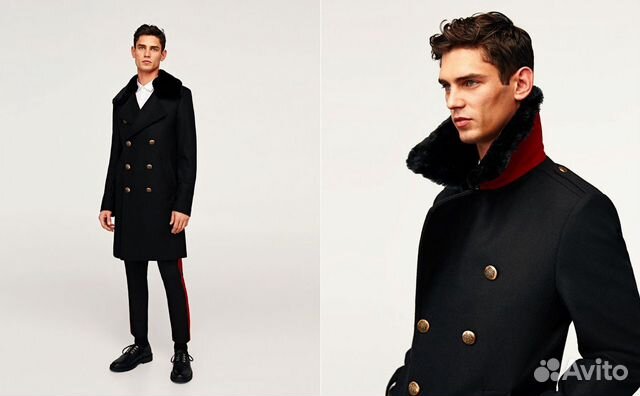 Пальто-бушлат zara MAN Пальто-бушлат zara MAN