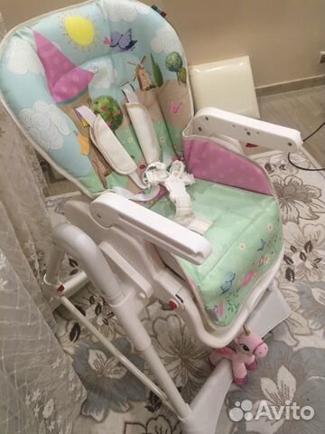 Стульчик для кормления sweet baby happy land oval