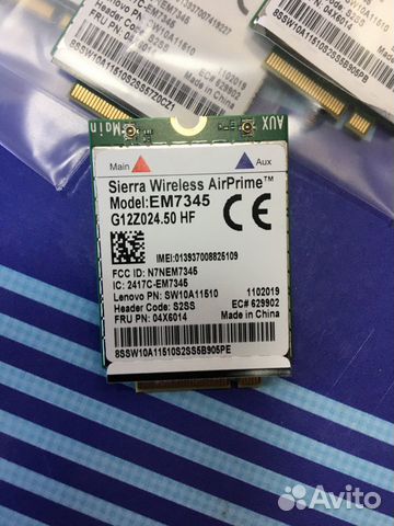 4G-LTE модем EM 7345 для lenovo 4G-LTE модем EM 7345 для lenovo