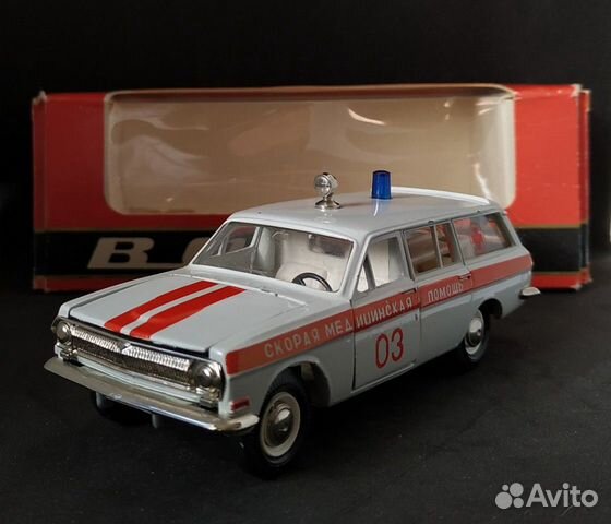 Газ-24-02 скорая помощь, СССР, 1:43 Газ-24-02 скорая помощь, СССР, 1:43