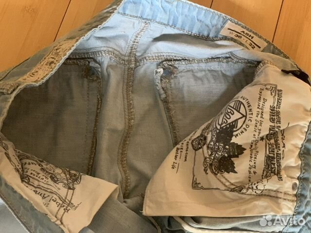 Джинсы Ash skinny W36 L32 легкие летние Джинсы Ash skinny W36 L32 легкие летние