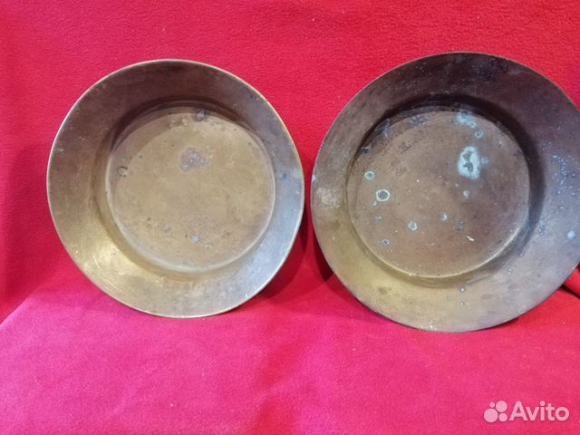 Таз медный средний