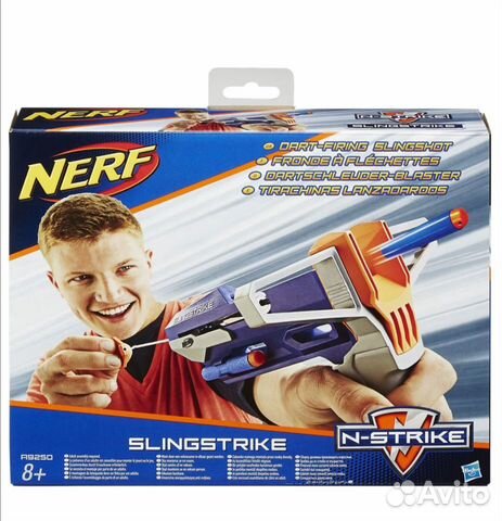 Новая рогатка Нерф Nerf со снарядами