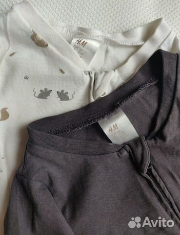 Комплект из 2-х комбинезонов на молнии H&M 62 см